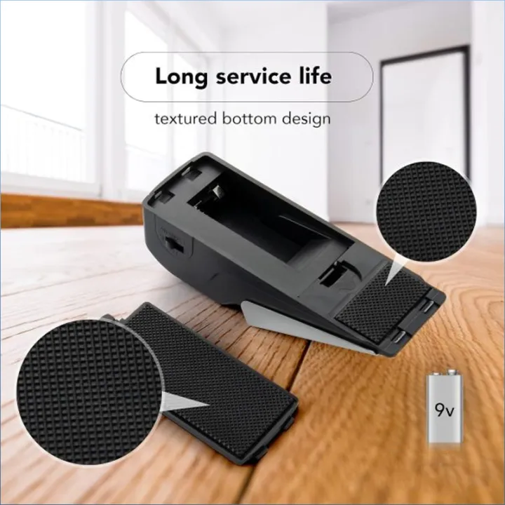 Door step alarm with modes